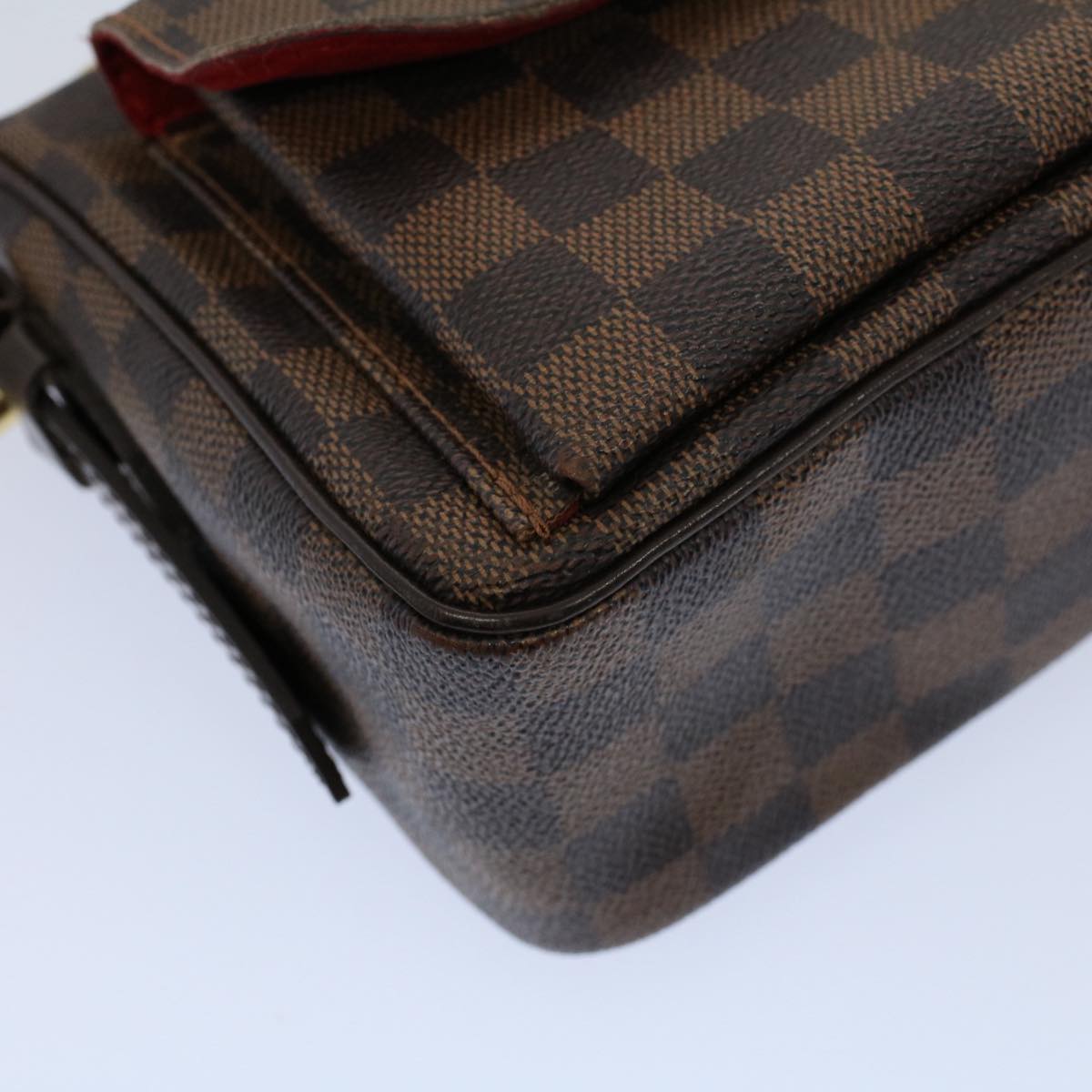 LOUIS VUITTON Damier Ebene Ravello GM Shoulder Bag 2way N60006 LV Auth 56749