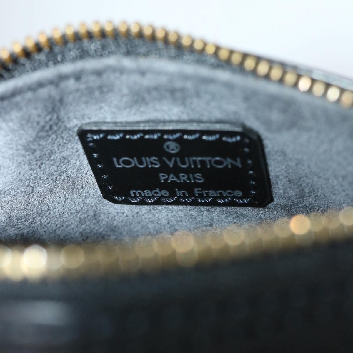 LOUIS VUITTON Epi Mini Speedy Hand Bag 2way SPO Black LV Auth 56796A