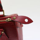 LOUIS VUITTON Epi Mini Speedy Hand Bag SPO 2way Red LV Auth 56797SM-9