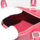 LOUIS VUITTON Epi Mini Speedy Hand Bag SPO 2way Red LV Auth 56797SM-10