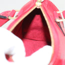 LOUIS VUITTON Epi Mini Speedy Hand Bag SPO 2way Red LV Auth 56797SM-23