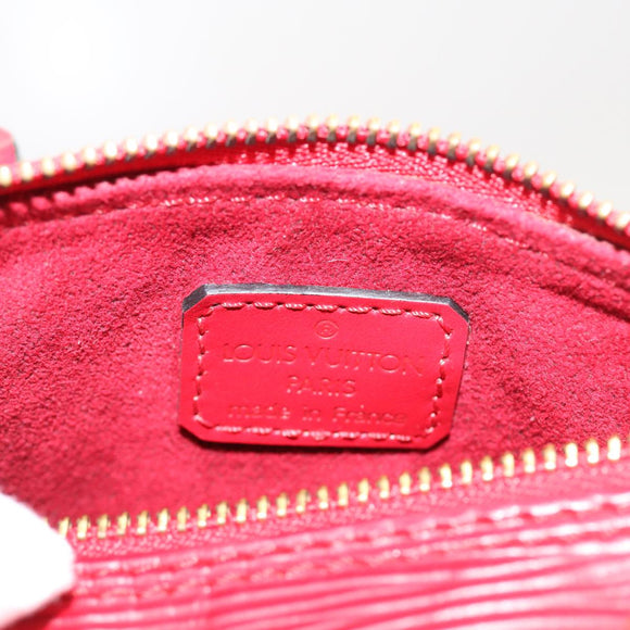 LOUIS VUITTON Epi Mini Speedy Hand Bag SPO 2way Red LV Auth 56797SM