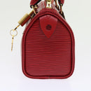 LOUIS VUITTON Epi Mini Speedy Hand Bag SPO 2way Red LV Auth 56797SM-3