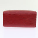 LOUIS VUITTON Epi Mini Speedy Hand Bag SPO 2way Red LV Auth 56797SM-5