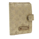 LOUIS VUITTON Monogram Shine Mini Agenda Day Planner Gold R20891 LV Auth 56814-1