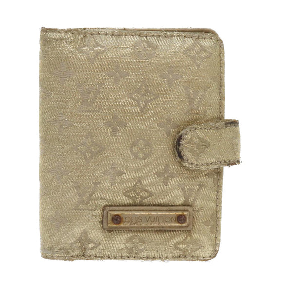 LOUIS VUITTON Monogram Shine Mini Agenda Day Planner Gold R20891 LV Auth 56814