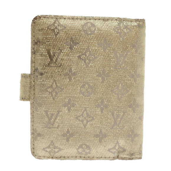 LOUIS VUITTON Monogram Shine Mini Agenda Day Planner Gold R20891 LV Auth 56814