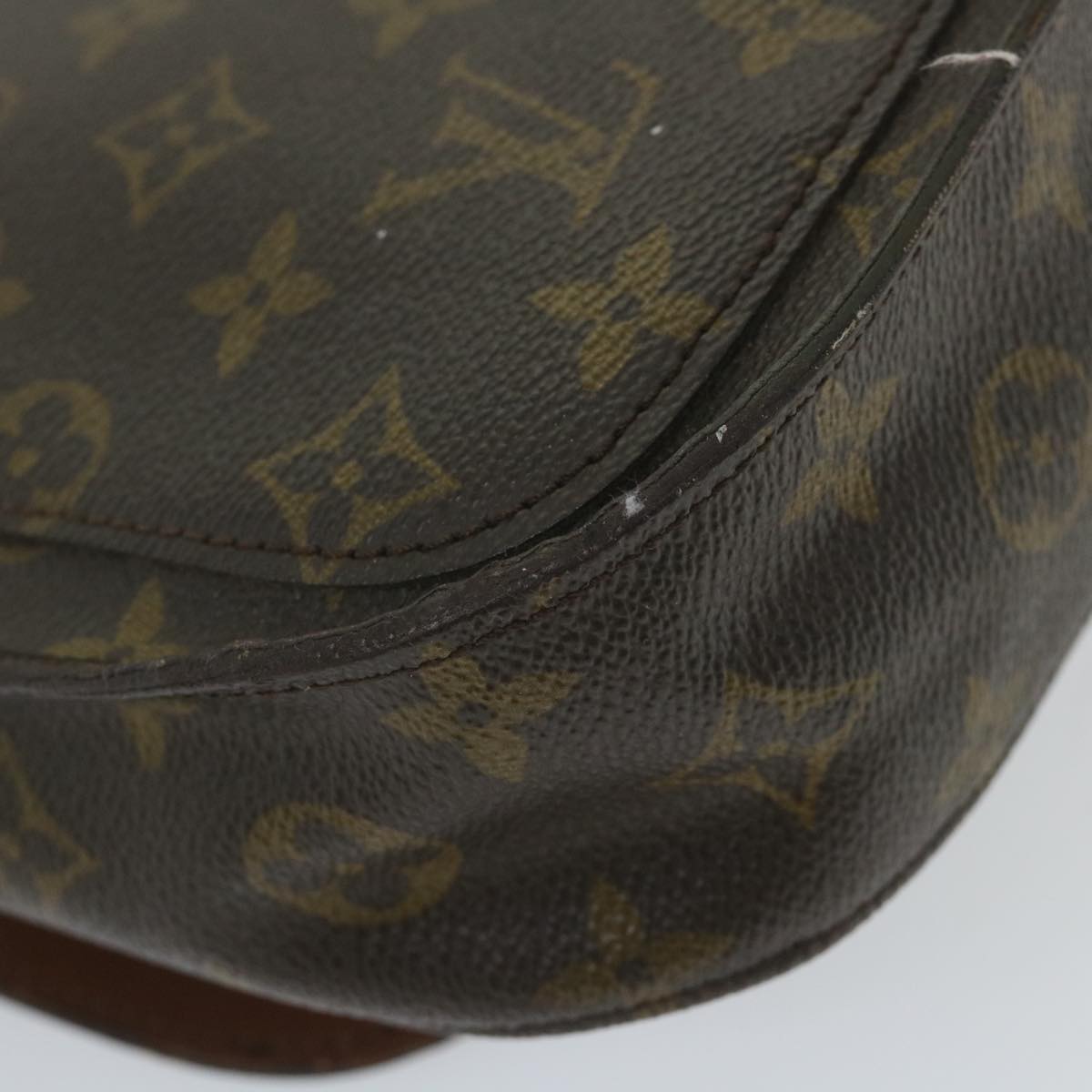 LOUIS VUITTON Monogram Saint Cloud MM Shoulder Bag M51243 LV Auth 56824