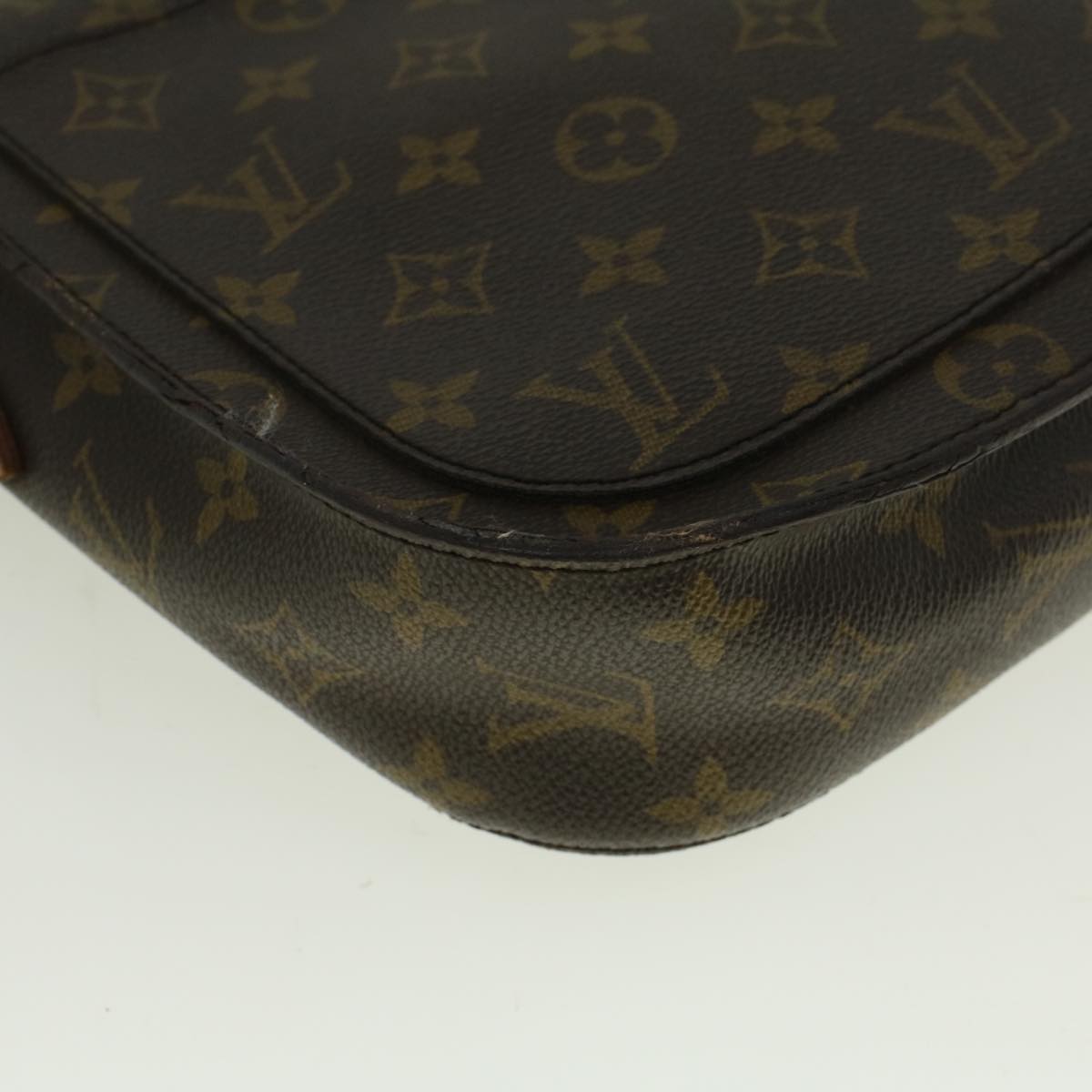 LOUIS VUITTON Monogram Saint Cloud GM Shoulder Bag M51242 LV Auth 56851