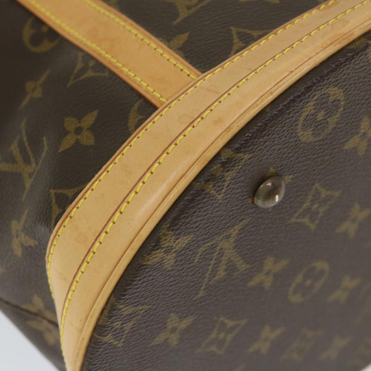 LOUIS VUITTON Monogram Bucket GM Shoulder Bag M42236 LV Auth 56966