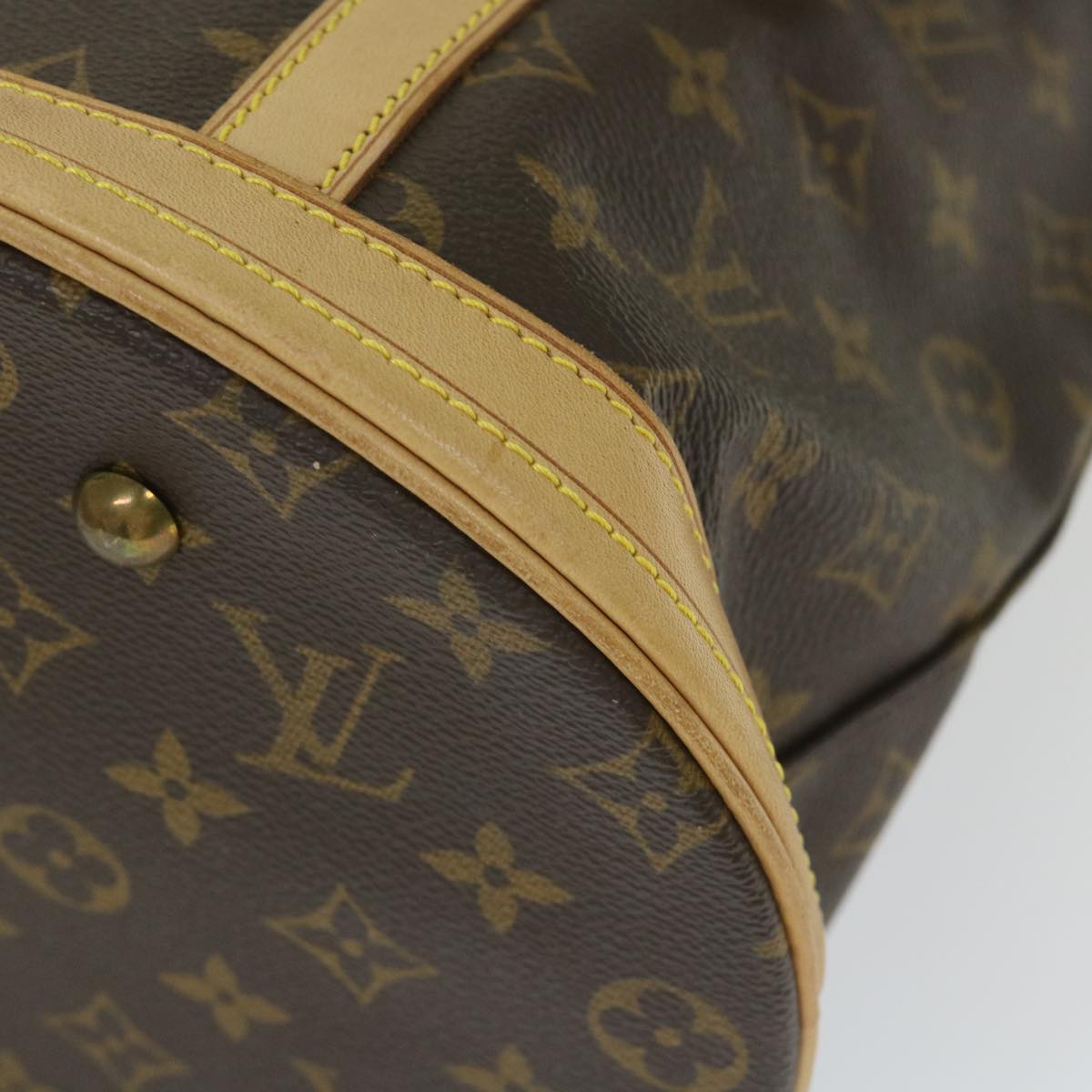 LOUIS VUITTON Monogram Bucket GM Shoulder Bag M42236 LV Auth 56967