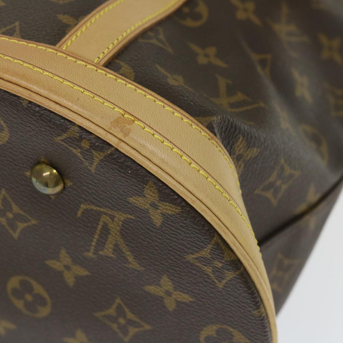 LOUIS VUITTON Monogram Bucket GM Shoulder Bag M42236 LV Auth 56967