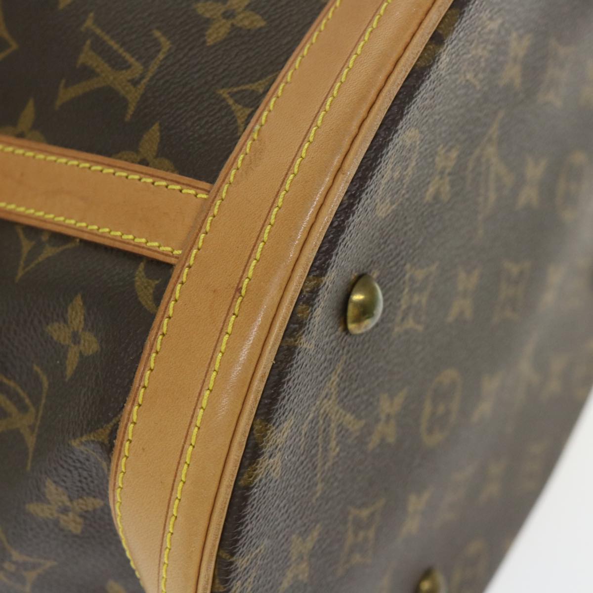 LOUIS VUITTON Monogram Bucket GM Shoulder Bag M42236 LV Auth 56967