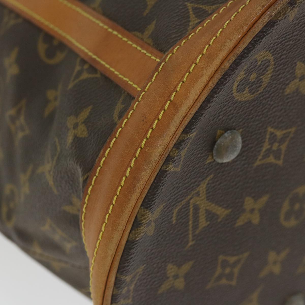 LOUIS VUITTON Monogram Bucket GM Shoulder Bag M42236 LV Auth 56968