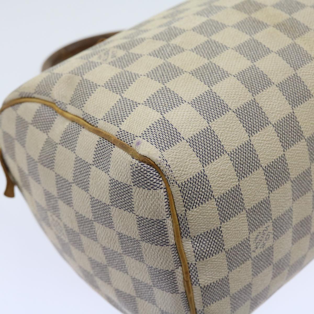 LOUIS VUITTON Damier Azur Speedy 25 Hand Bag N41534 LV Auth 57004