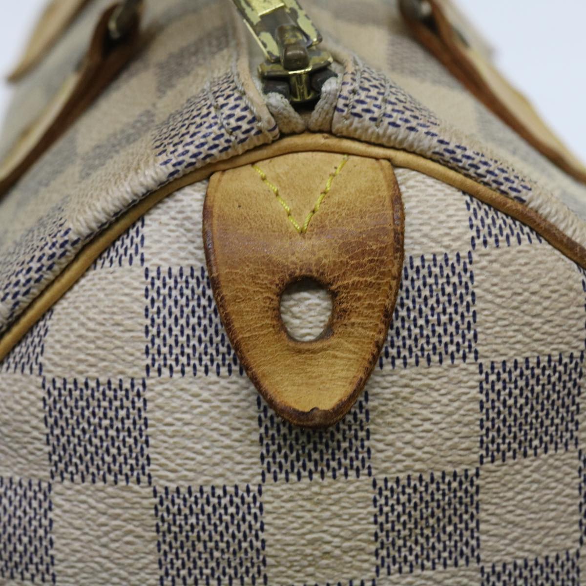 LOUIS VUITTON Damier Azur Speedy 25 Hand Bag N41534 LV Auth 57004