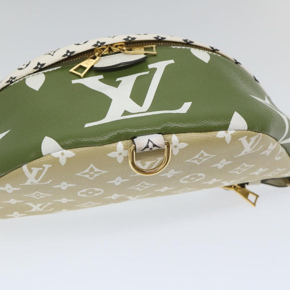 LOUIS VUITTON Monogram Giant Bum Bag Body Bag Khaki M44611 LV Auth 57013SAM