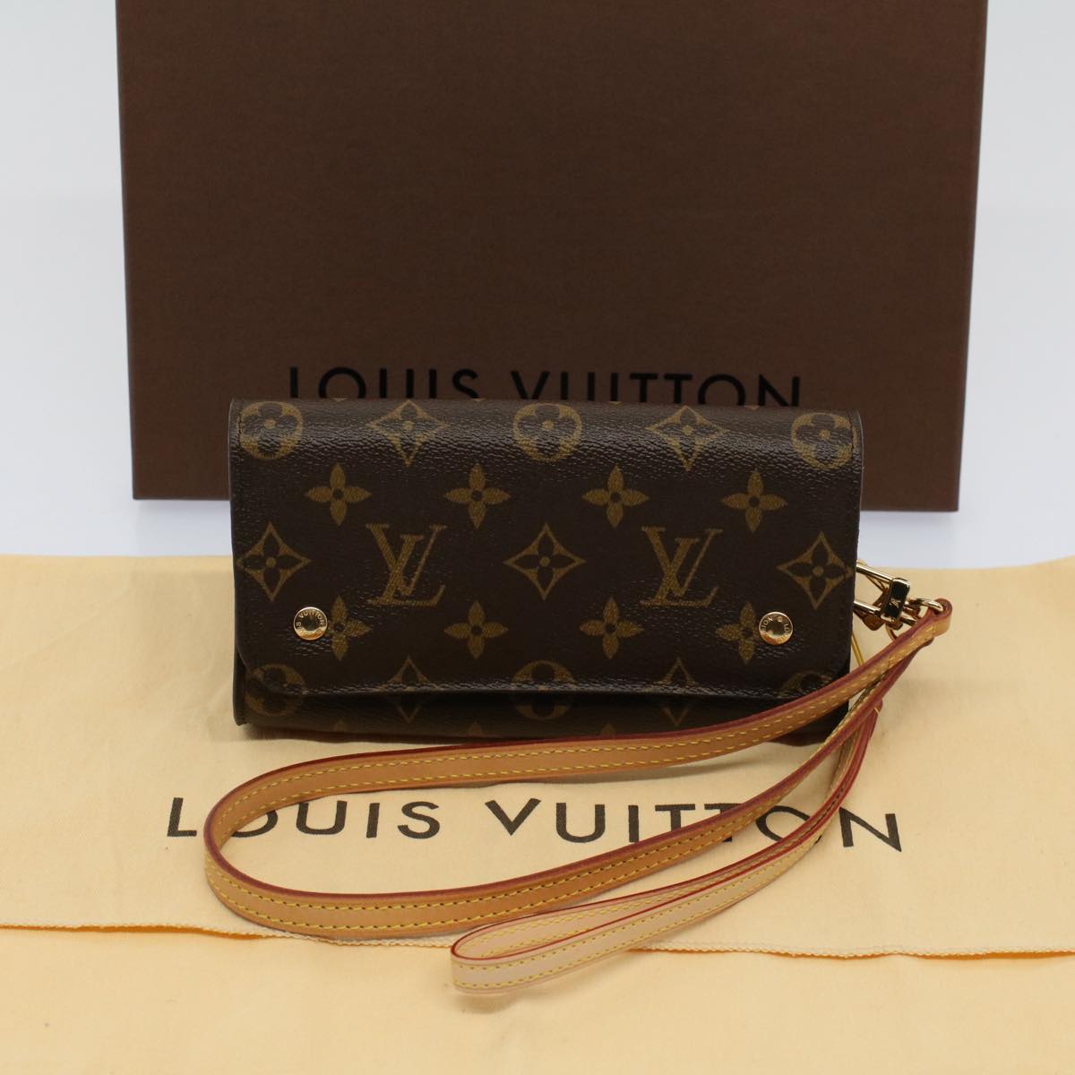 LOUIS VUITTON Monogram Etui PSP Pouch SPO LV Auth 57137A