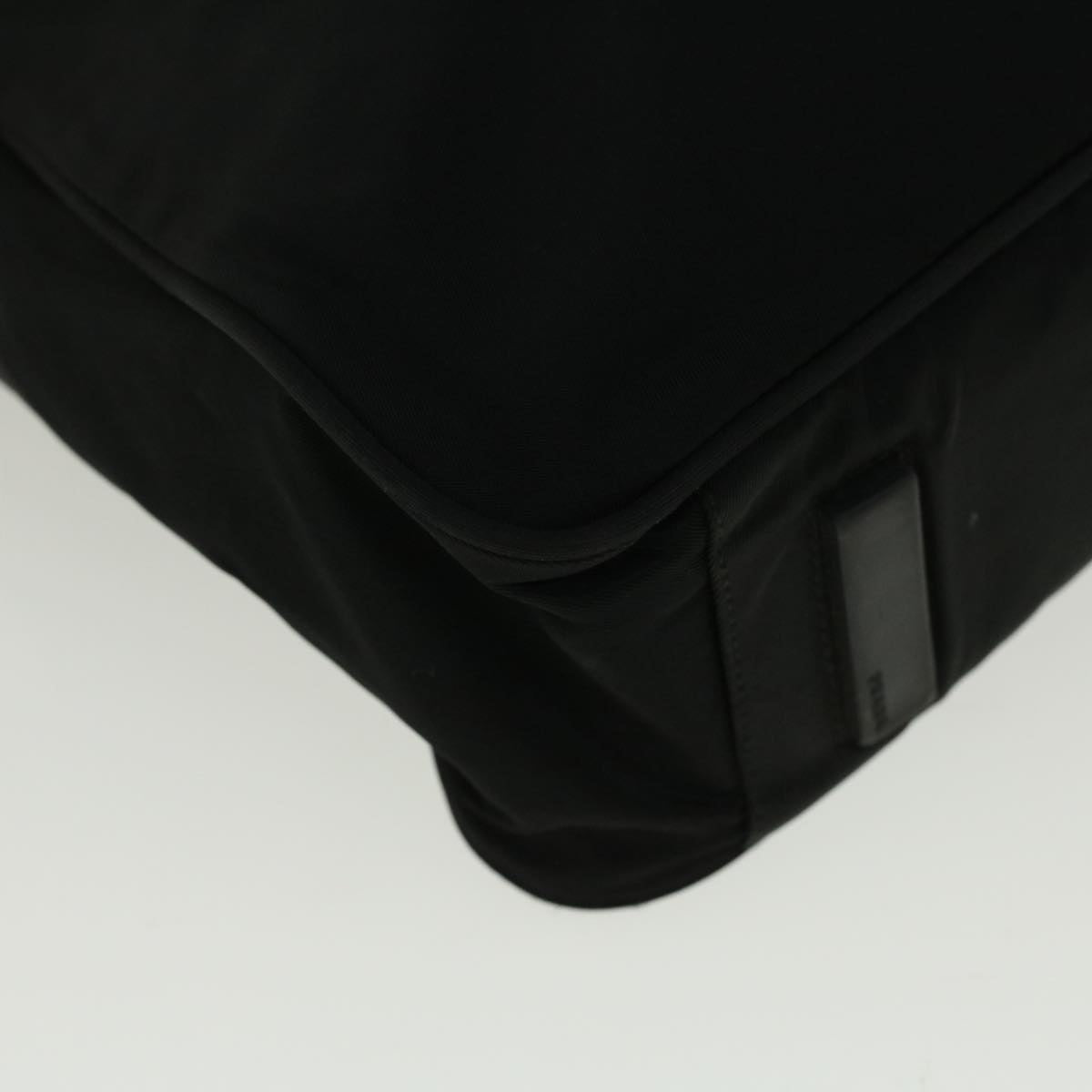 PRADA Tote Bag Nylon Black Auth 57274