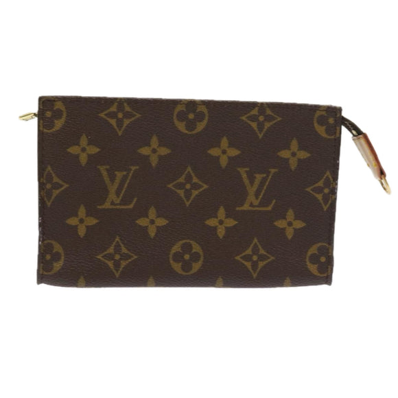 LOUIS VUITTON Monogram Bucket PM Accessory Pouch LV Auth 57397