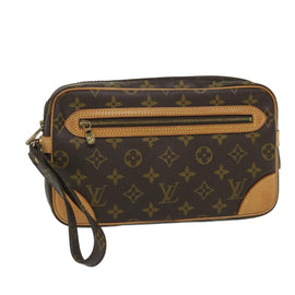 LOUIS VUITTON Monogram Marly Dragonne GM Clutch Bag M51825 LV Auth 57439