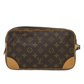 LOUIS VUITTON Monogram Marly Dragonne GM Clutch Bag M51825 LV Auth 57439 - 0