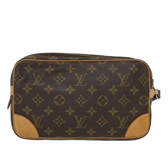 LOUIS VUITTON Monogram Marly Dragonne GM Clutch Bag M51825 LV Auth 57439
