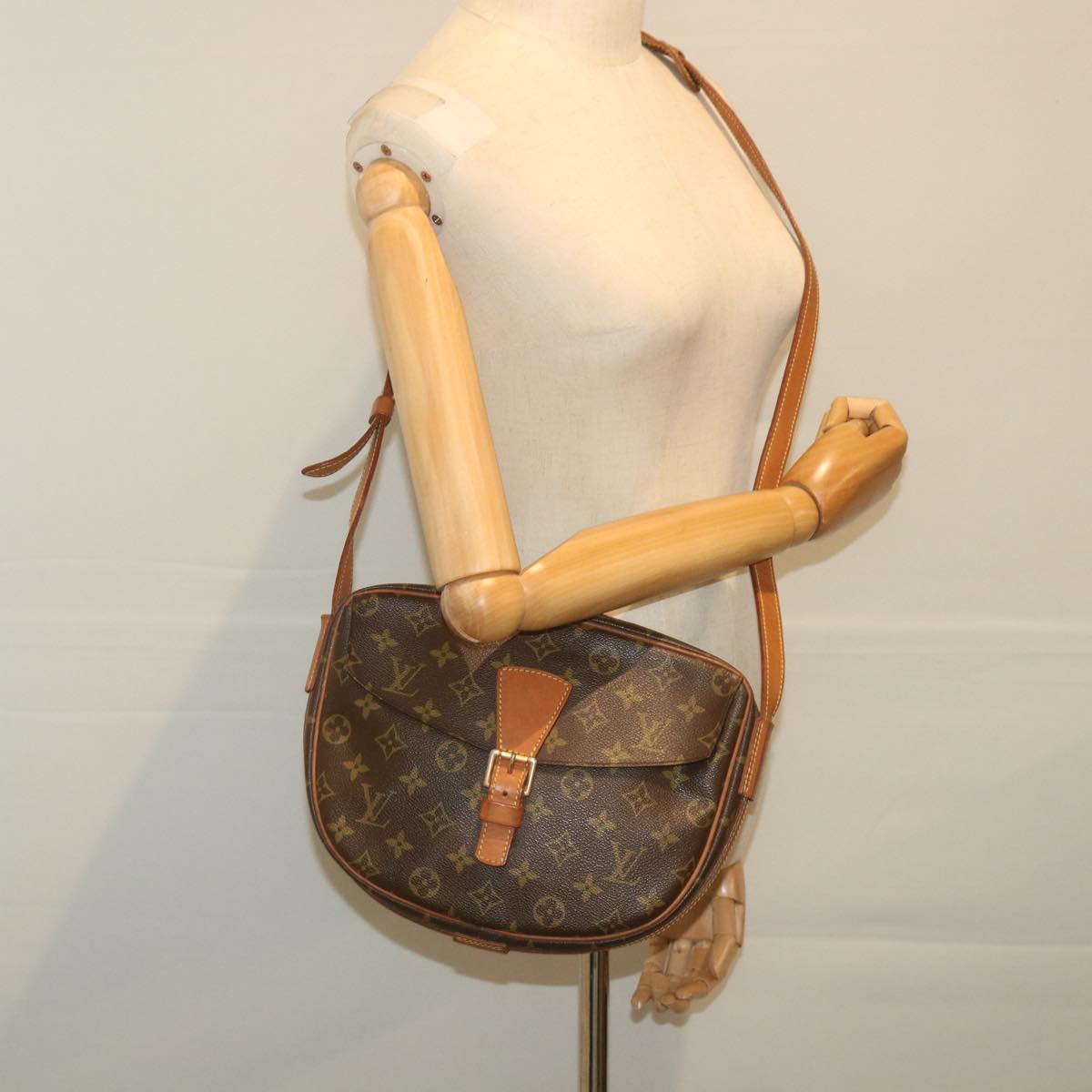 LOUIS VUITTON Monogram Jeune Fille GM Shoulder Bag Vintage M51225 LV Auth 57464