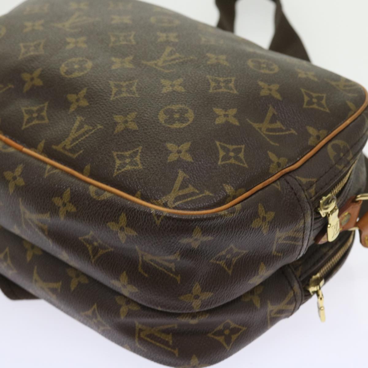 LOUIS VUITTON Monogram Reporter PM Shoulder Bag M45254 LV Auth 57468