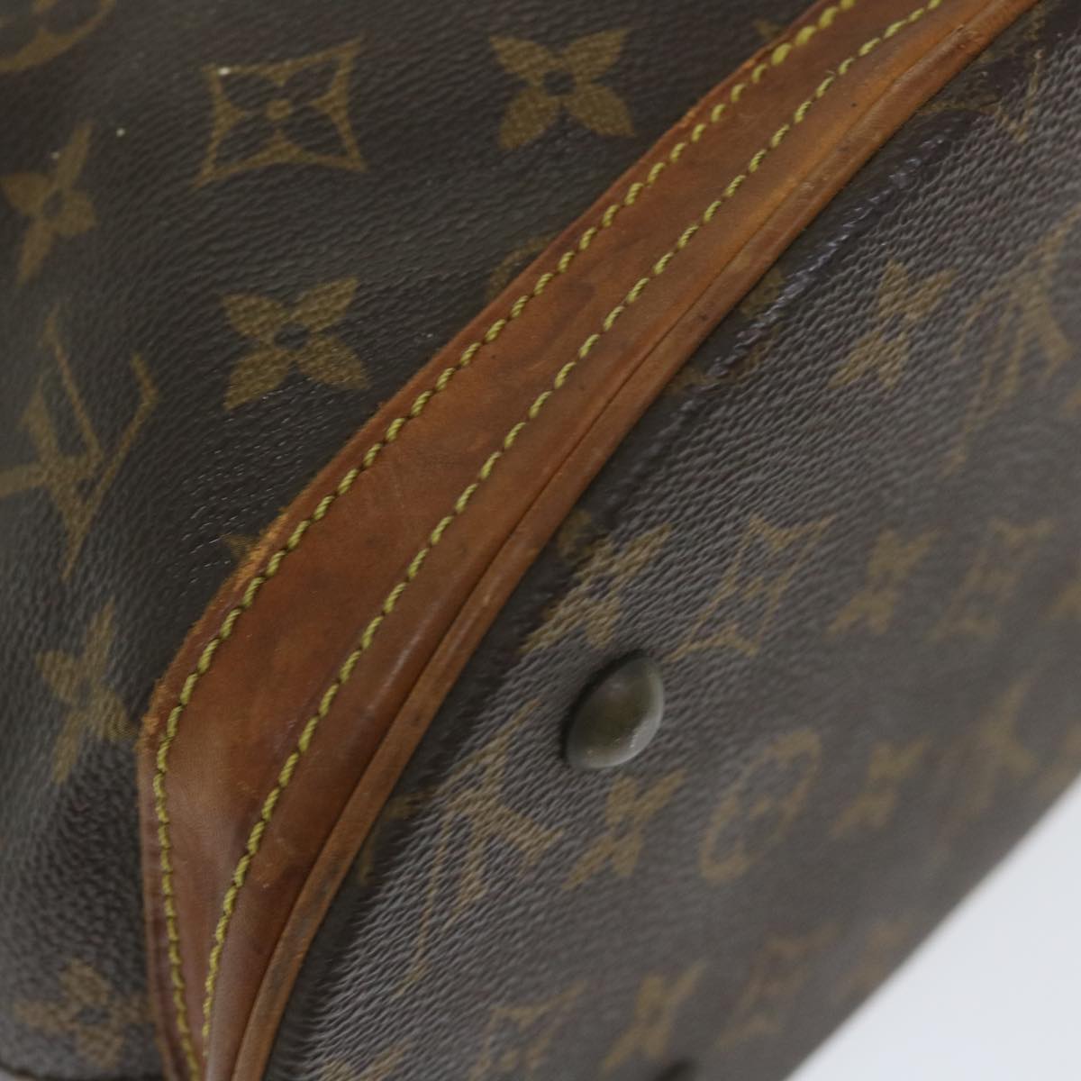 LOUIS VUITTON Monogram Bucket PM Shoulder Bag M42238 LV Auth 57472