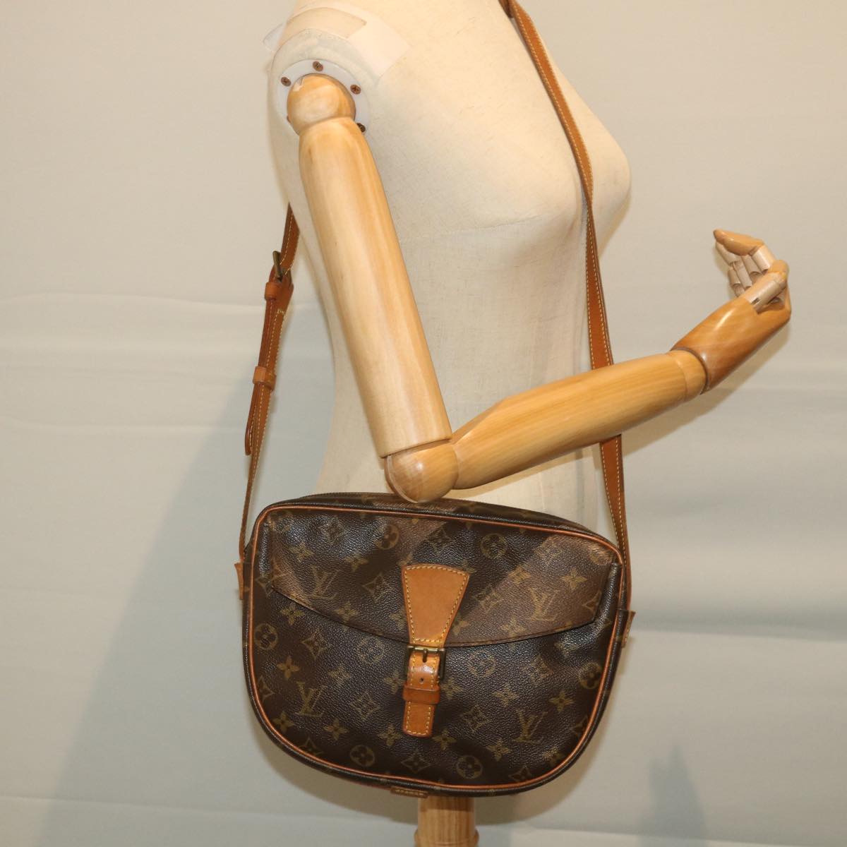 LOUIS VUITTON Monogram Jeune Fille GM Shoulder Bag M51225 LV Auth 57485