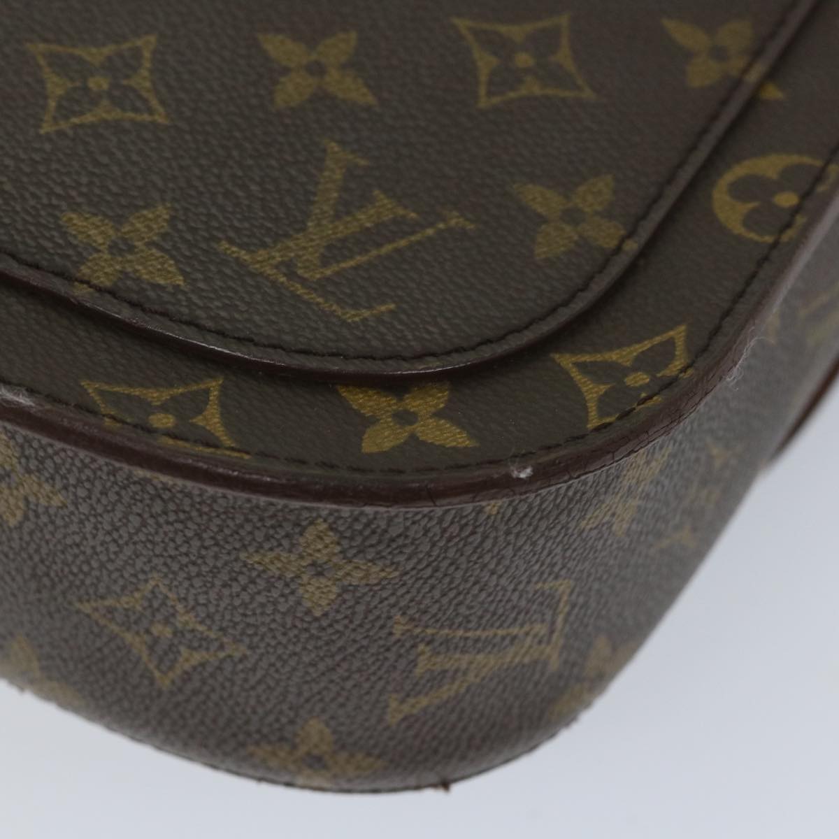 LOUIS VUITTON Monogram Saint Cloud GM Shoulder Bag M51242 LV Auth 57497