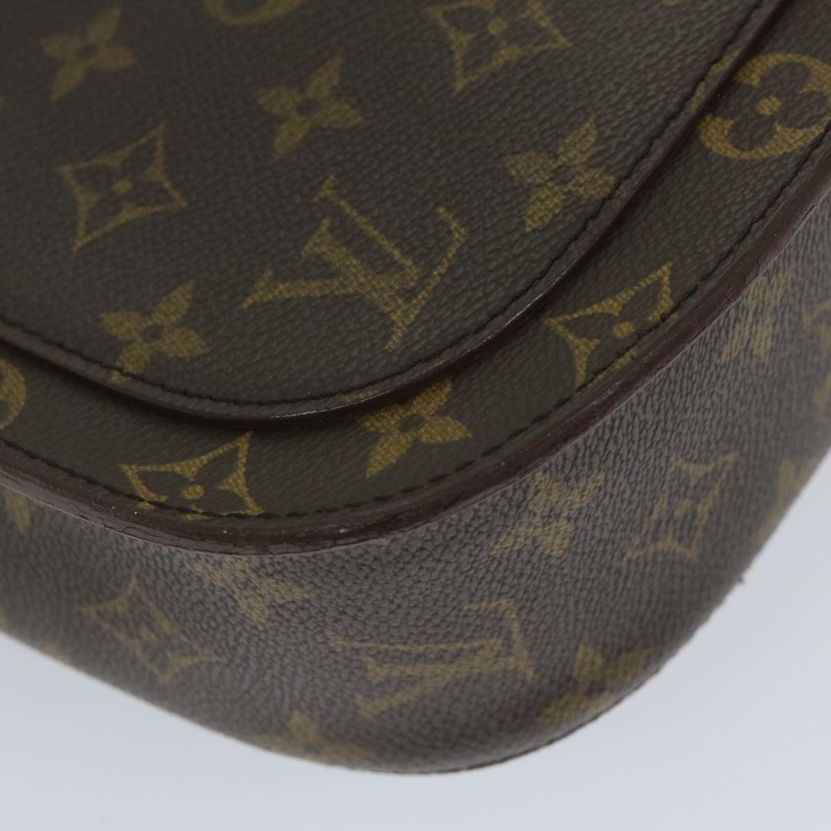 LOUIS VUITTON Monogram Saint Cloud GM Shoulder Bag M51242 LV Auth 57497