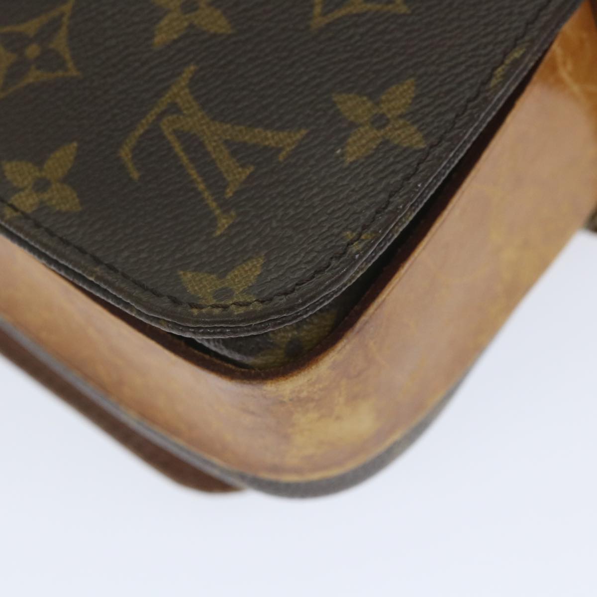 LOUIS VUITTON Monogram Cartouchiere MM Shoulder Bag M51253 LV Auth 57505