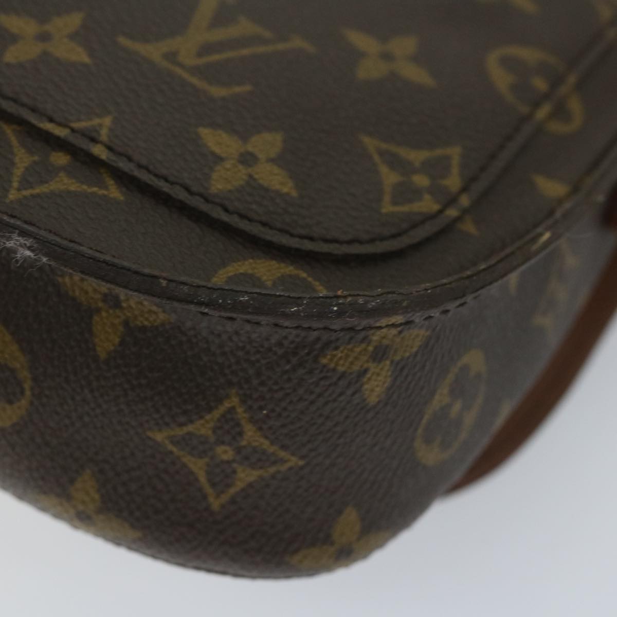 LOUIS VUITTON Monogram Saint Cloud MM Shoulder Bag M51243 LV Auth 57528