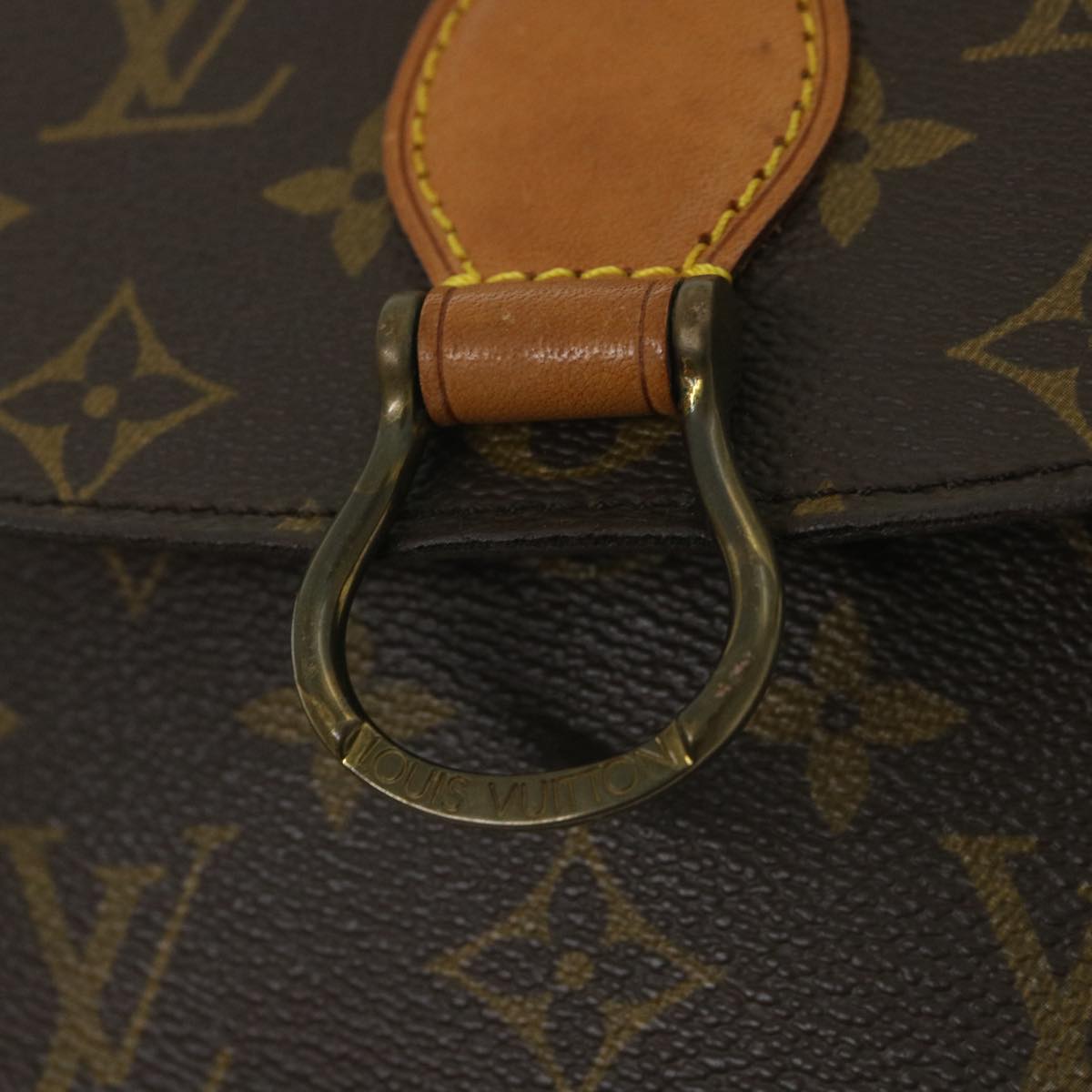 LOUIS VUITTON Monogram Saint Cloud MM Shoulder Bag M51243 LV Auth 57528