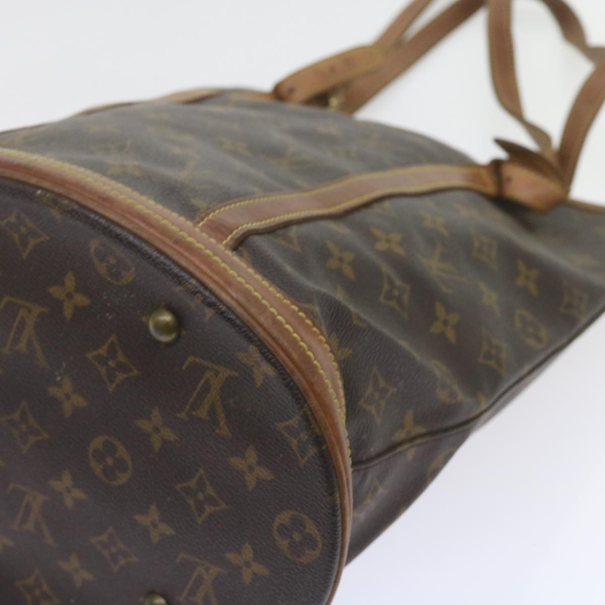 LOUIS VUITTON Monogram Bucket GM Shoulder Bag M42236 LV Auth 57585