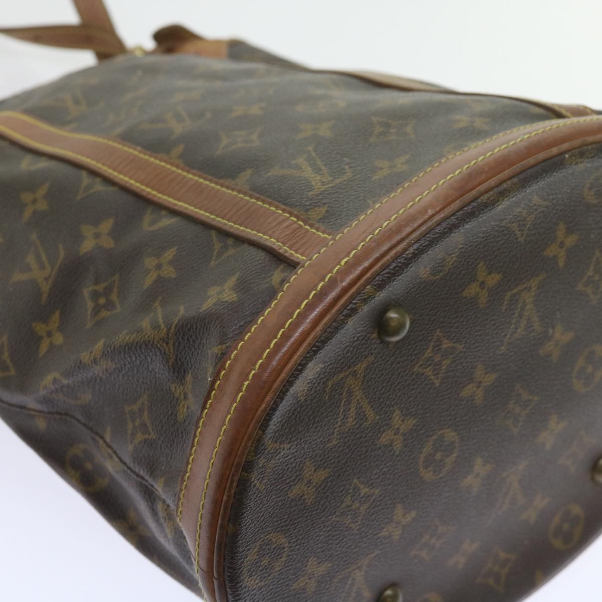 LOUIS VUITTON Monogram Bucket GM Shoulder Bag M42236 LV Auth 57585