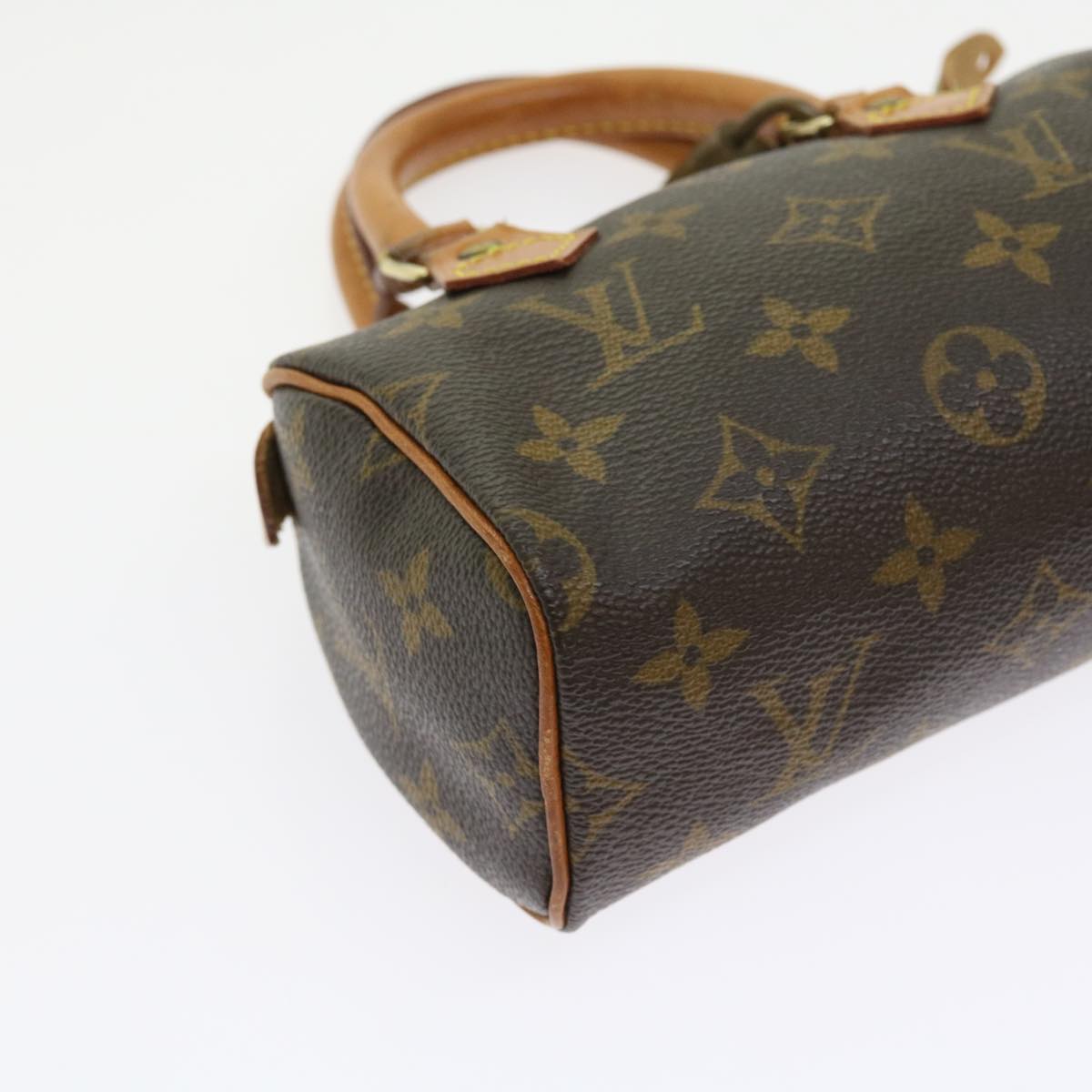 LOUIS VUITTON Monogram Mini Speedy Hand Bag M41534 LV Auth 57613