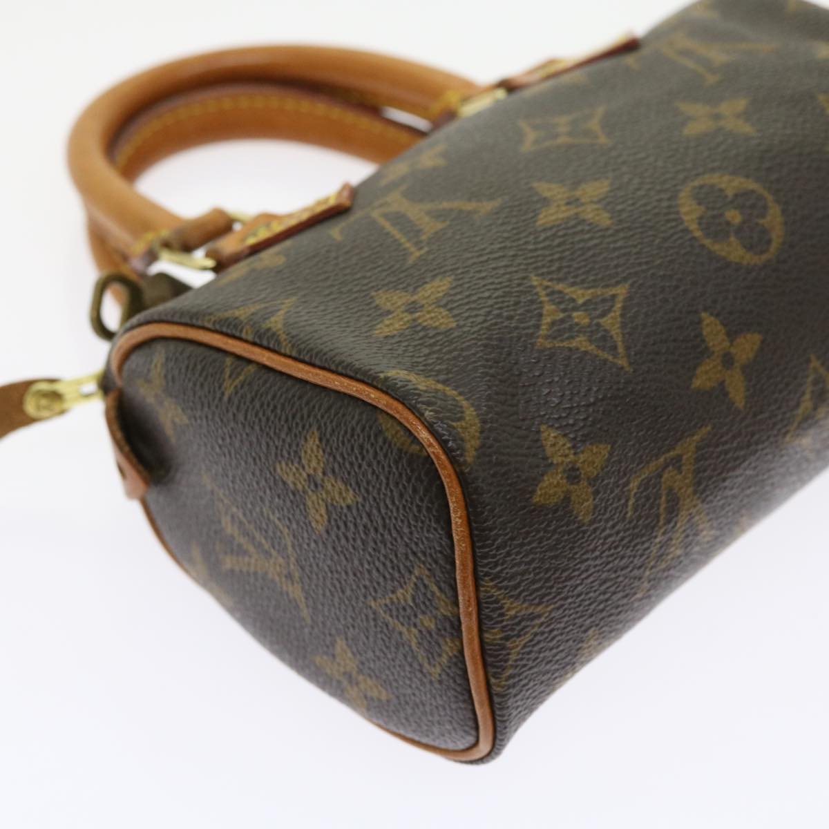 LOUIS VUITTON Monogram Mini Speedy Hand Bag M41534 LV Auth 57613