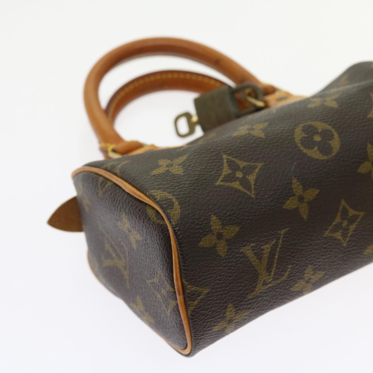 LOUIS VUITTON Monogram Mini Speedy Hand Bag M41534 LV Auth 57614