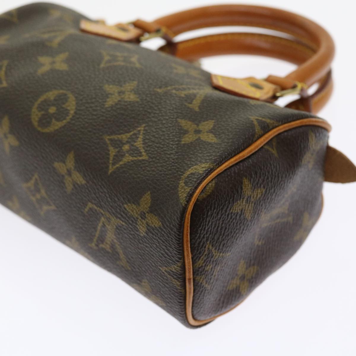 LOUIS VUITTON Monogram Mini Speedy Hand Bag M41534 LV Auth 57614