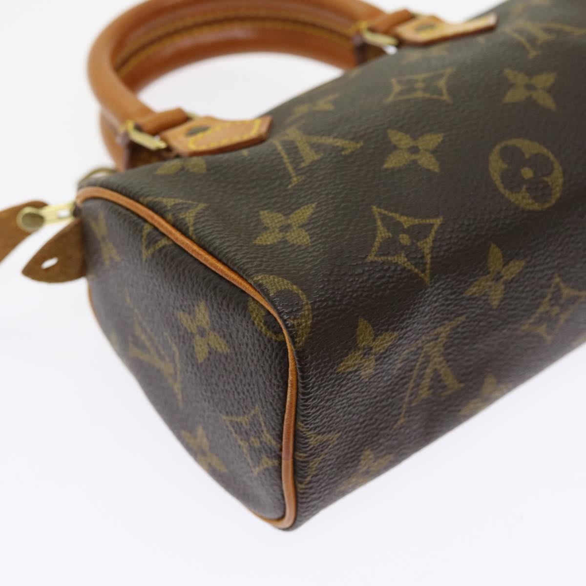 LOUIS VUITTON Monogram Mini Speedy Hand Bag M41534 LV Auth 57614