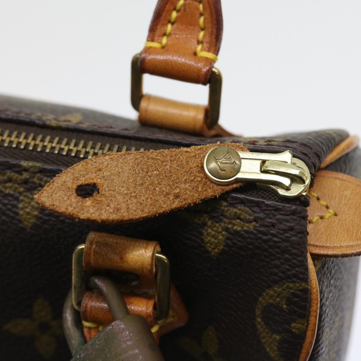 LOUIS VUITTON Monogram Mini Speedy Hand Bag M41534 LV Auth 57614