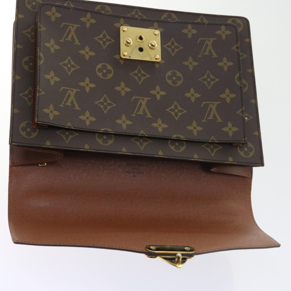 LOUIS VUITTON Monogram Monceau 28 Hand Bag 2way M51185 LV Auth 57651