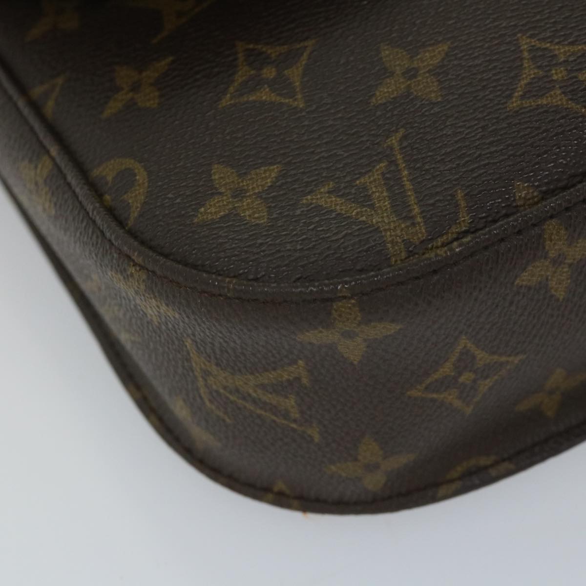 LOUIS VUITTON Monogram Saint Cloud GM Shoulder Bag M51242 LV Auth 57657