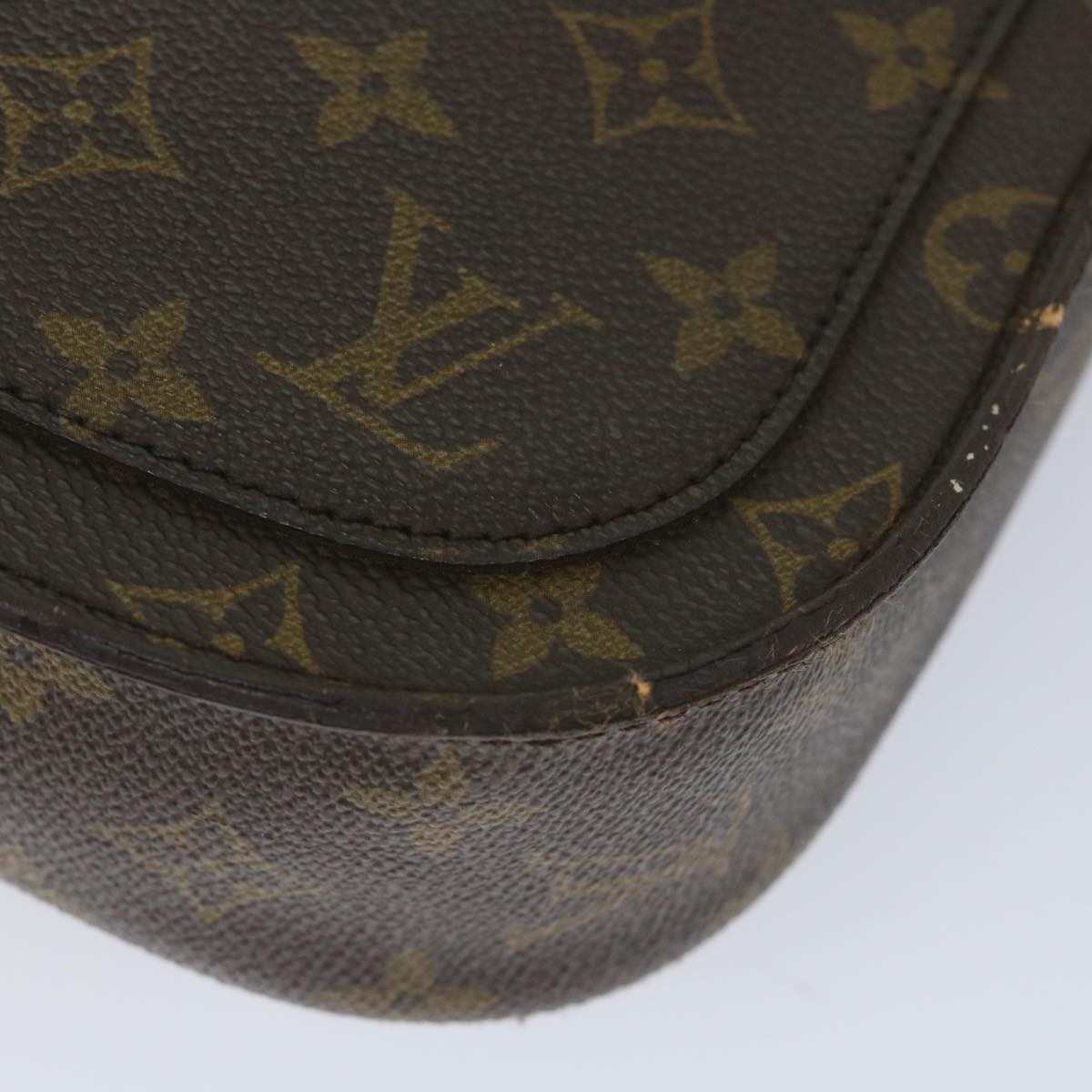 LOUIS VUITTON Monogram Saint Cloud GM Shoulder Bag M51242 LV Auth 57657