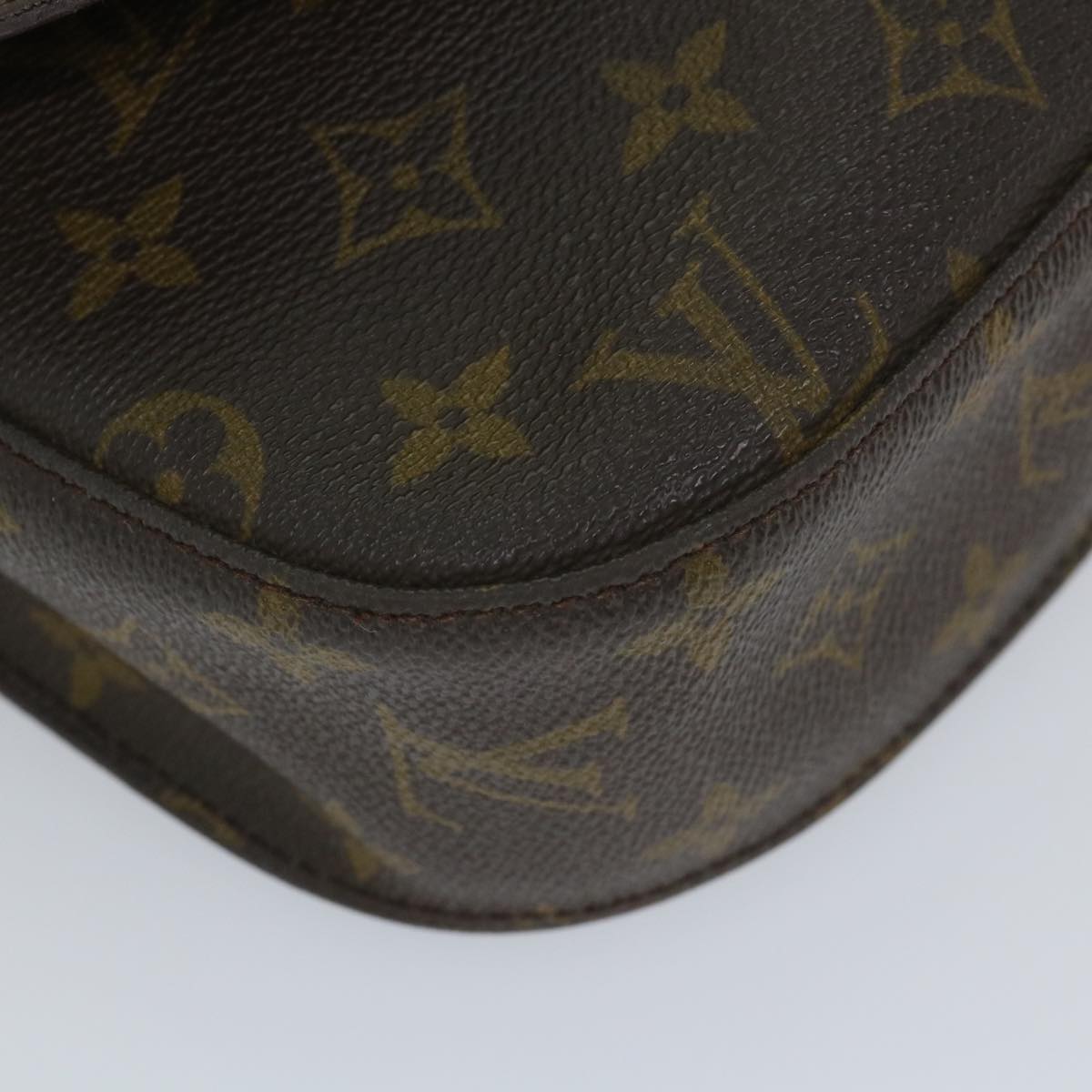 LOUIS VUITTON Monogram Saint Cloud GM Shoulder Bag M51242 LV Auth 57658