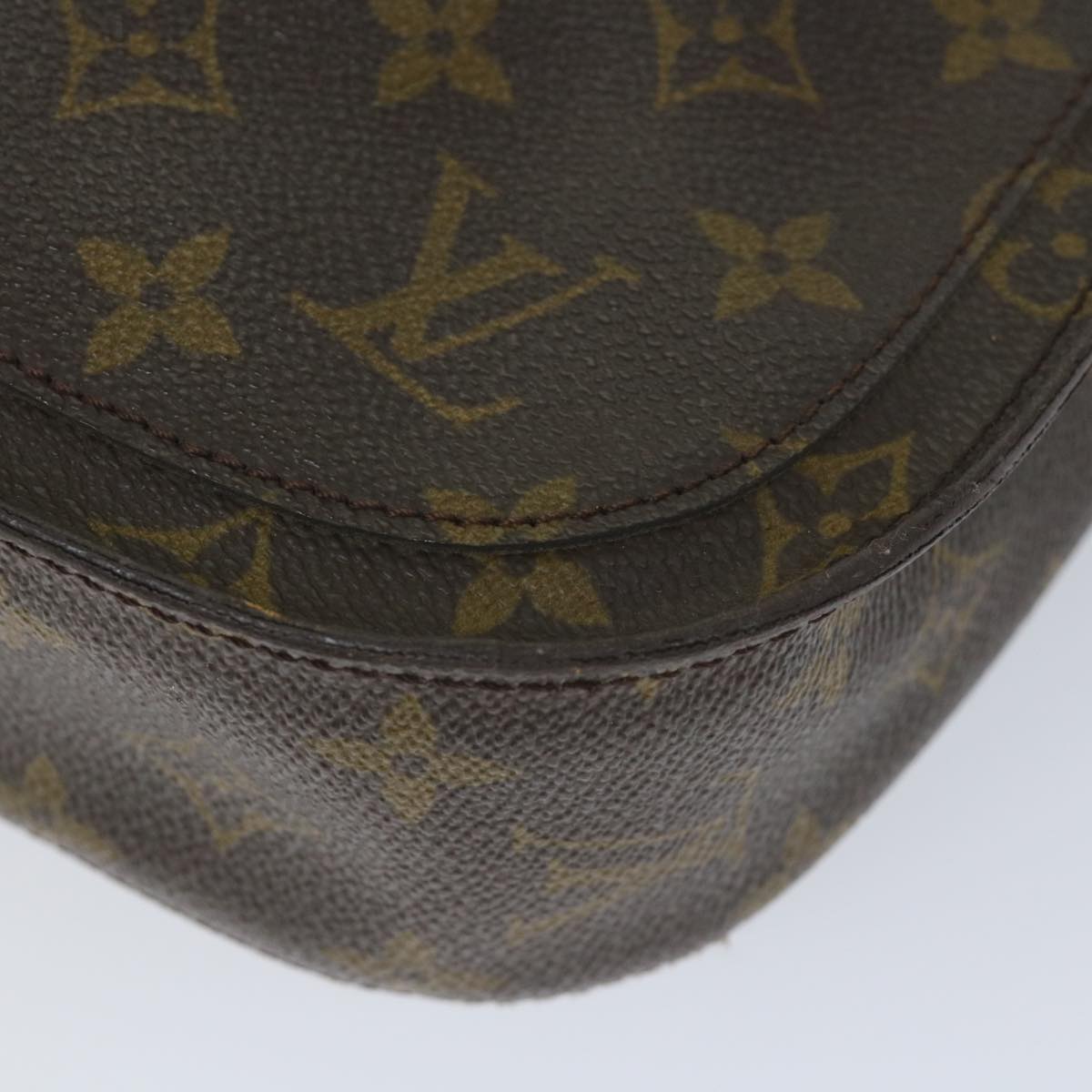 LOUIS VUITTON Monogram Saint Cloud GM Shoulder Bag M51242 LV Auth 57658