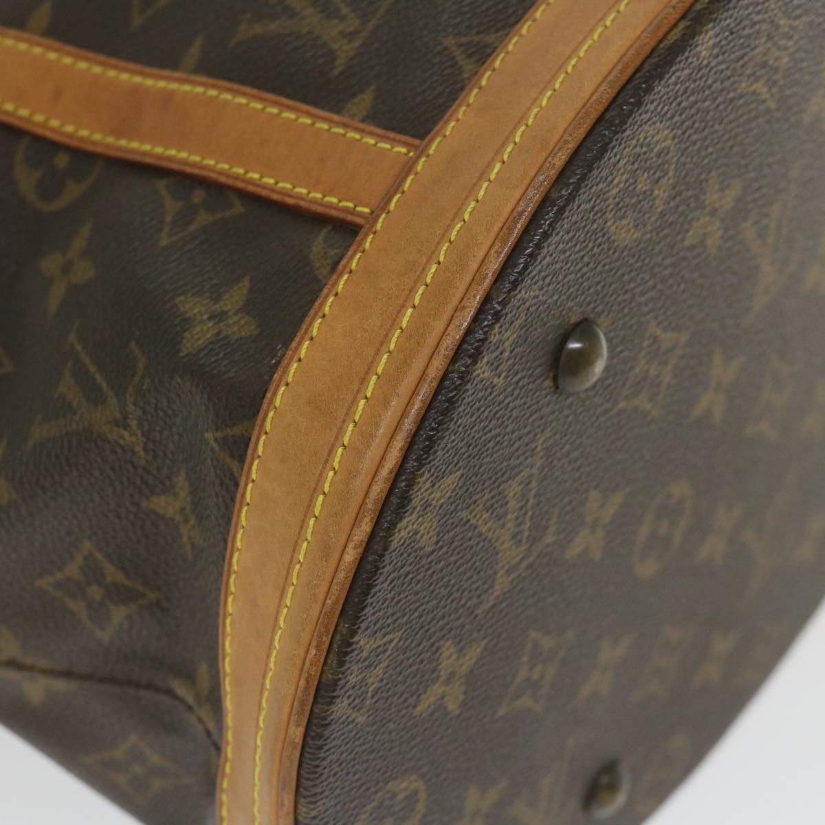 LOUIS VUITTON Monogram Bucket GM Shoulder Bag M42236 LV Auth 57696